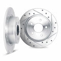 DFC 21-25 Hyundai Sonata Rear Drilled & Slotted Silver Rotors
