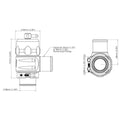 Turbosmart BOV Plumb Back Uni 32mm-Blue