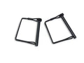 ~(21 lbs. 53X17X8)~ Overland Access Rear Gate Black Mild Steel Aluminum Bolt-on no drilling required 2019-2021 Jeep Gladiator