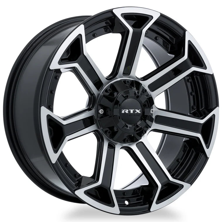 PEAK 20X10 6X135 ET18 CB87.1 GLOSS BLACK MACHINED