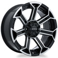 PEAK 20X10 6X135 ET18 CB87.1 GLOSS BLACK MACHINED
