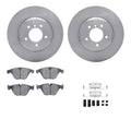 R1 Concepts Brake Rotor- Blank with Ceramic Pads Hdw Fits BMW Z4