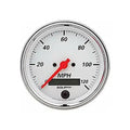Autometer Arctic White 3 3/8in 0-120 MPH Electronic Speedometer w/ LCD ODO Gauge