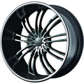 Wheel Pros KM682 22X9 5X115/120 G-BLK/MCH 35MM KM68222920335