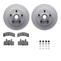 R1 Concepts Brake Rotor- Carbon Coated with Ceramic Pads Hdw Fits Chevrolet C1500