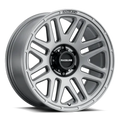 Aluminum Wheels 18x9 Outlander 944GS Greystone Gray 12 Offset 5 on 139.7 Bolt Pattern 106.5 Bore Raceline