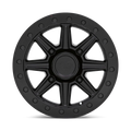 BLACK RHINO HARD ALLOYS - UTV BUWBB 14X7 4X110 M-BLK 36MM - 1470WBB364110M80