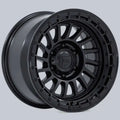 FUEL WHEELS HAVOC 17X9 5X5 71 1 M-BLK-GB-LP CAST ALUMINUM MATTE BLACK W GLOSS BLACK LIP FC897MB17905001