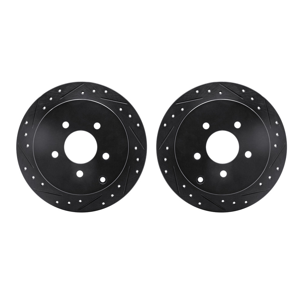 R1 Concepts Brake Rotor- D/S - Black Fits Buick Rendezvous