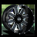 ION TYPE 141 GLOSS BLACK MILLED 18X9 5-127 5-139.7 18MM 87.1MM