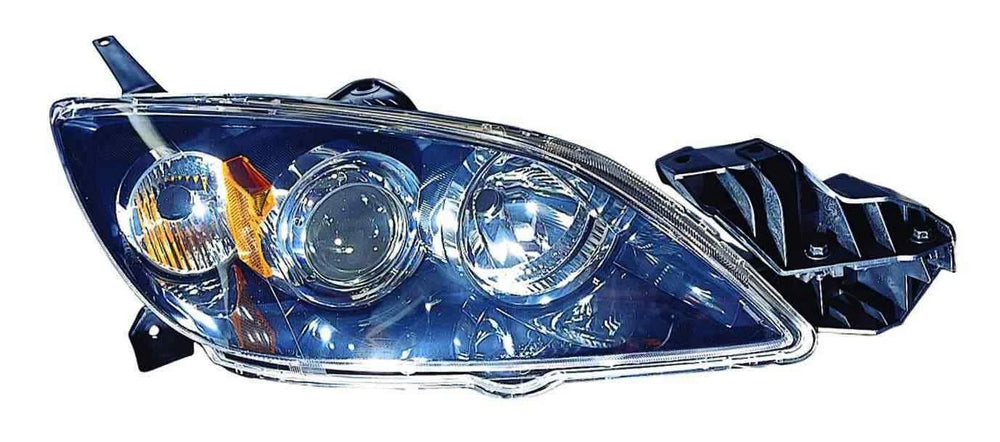 CAPA MZ 3 HB 0409 HEADLIGHT ASSY HALOGEN W/O TURBO RH