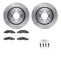 R1 Concepts Brake Rotor- Blank with Optimum Oe Pads Hdw Fits Ford Expedition
