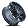 MAYHEM RAMPAGE 8090 MATTE BLACK 20X9 8-165.1 18MM 130.8MM