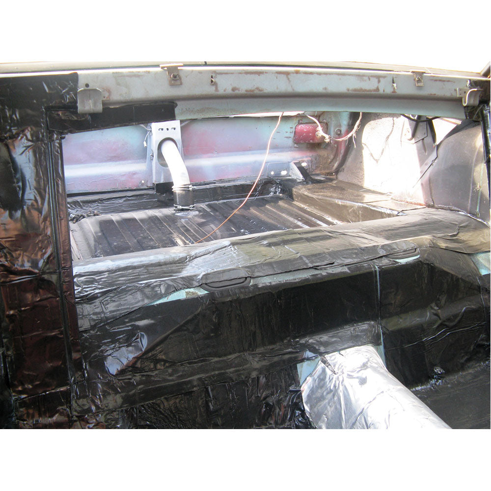 COMPLETE TRUNK INSULATION KIT POLYMER BLACK BACKING SILVER
