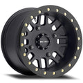 Method MR406 UTV Beadlock 15x8 / 4+4/0mm Offset / 4x136 / 106mm CB Matte Black Wheel