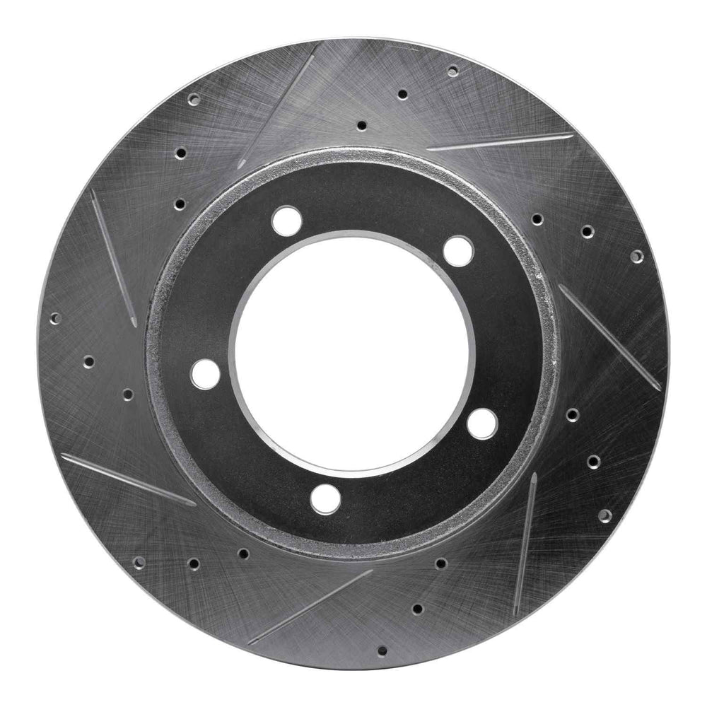 DFC 98-06 Workhorse P30 Front Left Drilled & Slotted Silver Brake Rotor