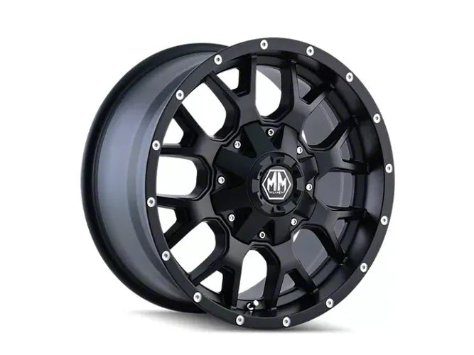 Mayhem 8015 Warrior 20x10 / 8x165.1 BP / -25mm Offset / 130.8mm Hub Matte Black Wheel