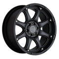 GLAMIS 17x9.0 8/165 ET12 CB122.1 MATTE BLK