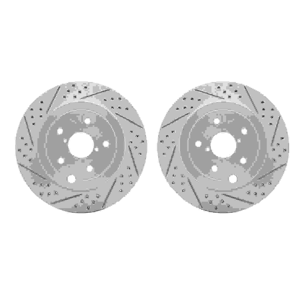 DFC 13-20 Subaru WRX Rear Drilled & Slotted Geoperformance Rotors