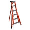 WERNER 6FT FIBERGLASS TRIPOD LADDER TYPE IA 300# CAPACITY FTP6206