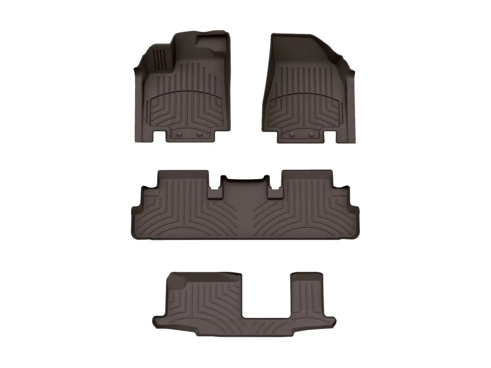 WeatherTech Cocoa Front Rear Rear FloorLiner HP Fits -22-26 Infiniti Nissan 471698-1-2-4IM