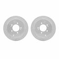 DFC 07-15 Mitsubishi Outlander Rear Drilled & Slotted Geoperformance Rotors