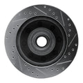 R1 03-05 Ford F-250 2WD (Super Duty) Front Left Drilled & Slotted Silver Brake Rotor