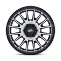 Wheel Pros Moto Metal TEKTON 20X9 5X5.5 78 1 G-BLK-MCH MO814BD20908501