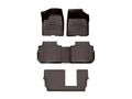 WeatherTech Cocoa Front Rear Rear FloorLiner HP Fits -22-23 Acadia Acadia Denali 471080-1-2-4IM