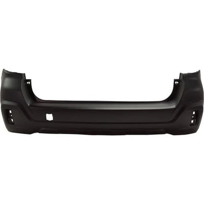 CAPA RR BUMPER COVER W/O OBJECT SENSORS; TEXTURED LOWER; PRIME SUBARU OUTBACK 1819