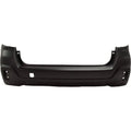CAPA RR BUMPER COVER W/O OBJECT SENSORS; TEXTURED LOWER; PRIME SUBARU OUTBACK 1819