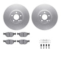R1 Concepts Brake Rotor- Carbon Coated with Ceramic Pads Hdw Fits Mercedes-Benz S430