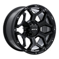 GOLIATH 20X9 6X135 ET0 CB87.1 SATIN BLACK MILLED RIVETS