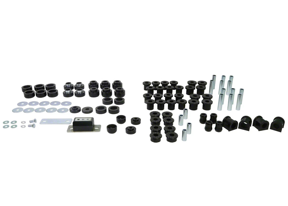 Whiteline WEK154 Front Suspension Bushing Kit; fits Jeep Wrangler 87-95