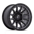 FUEL WHEELS PISTON 17X8.5 6X135 87 25 M-GNMTL GB-LP CAST ALUMINUM MATTE GUNMETAL GLOSS BLACK LIP FC866AB17856325