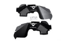 0718 WRANGLER JK/JKU BATTLE READY ALUMINUM INNER FENDER KIT BLACK FRONT