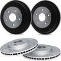 R1 Concepts Brake Rotor Drum- Carbon D/S Fits Chevrolet Tracker