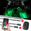 XK Glow XKchrome Boat Strip Advanced Kit w/ Dual-Mode Dash Mount Controller 6x36In + 6x9In