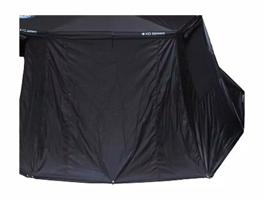 Overland Vehicle Systems XD Nomadic 270 - Awning Wall 1 W Black Out Driver Side Black Body Black Trim W Storage Bag