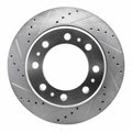 DFC 09-25 Dodge Ram 2500 Rear Left Drilled & Slotted Silver Brake Rotor