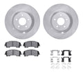 R1 Concepts Brake Rotor- Blank with Optimum Oe Pads Hdw Fits INFINITI QX50