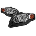 0608 AUID A4 (HALOGEN ONLY DOES NOT FIT HID MODELS ) OEM STYLE HEADLIGHTS BLACK