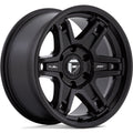 FUEL WHEELS SLAYER 17X8.5 6X4.5 66 BD 1 FLOW FORMED ALUMINUM MATTE BLACK D83617858747