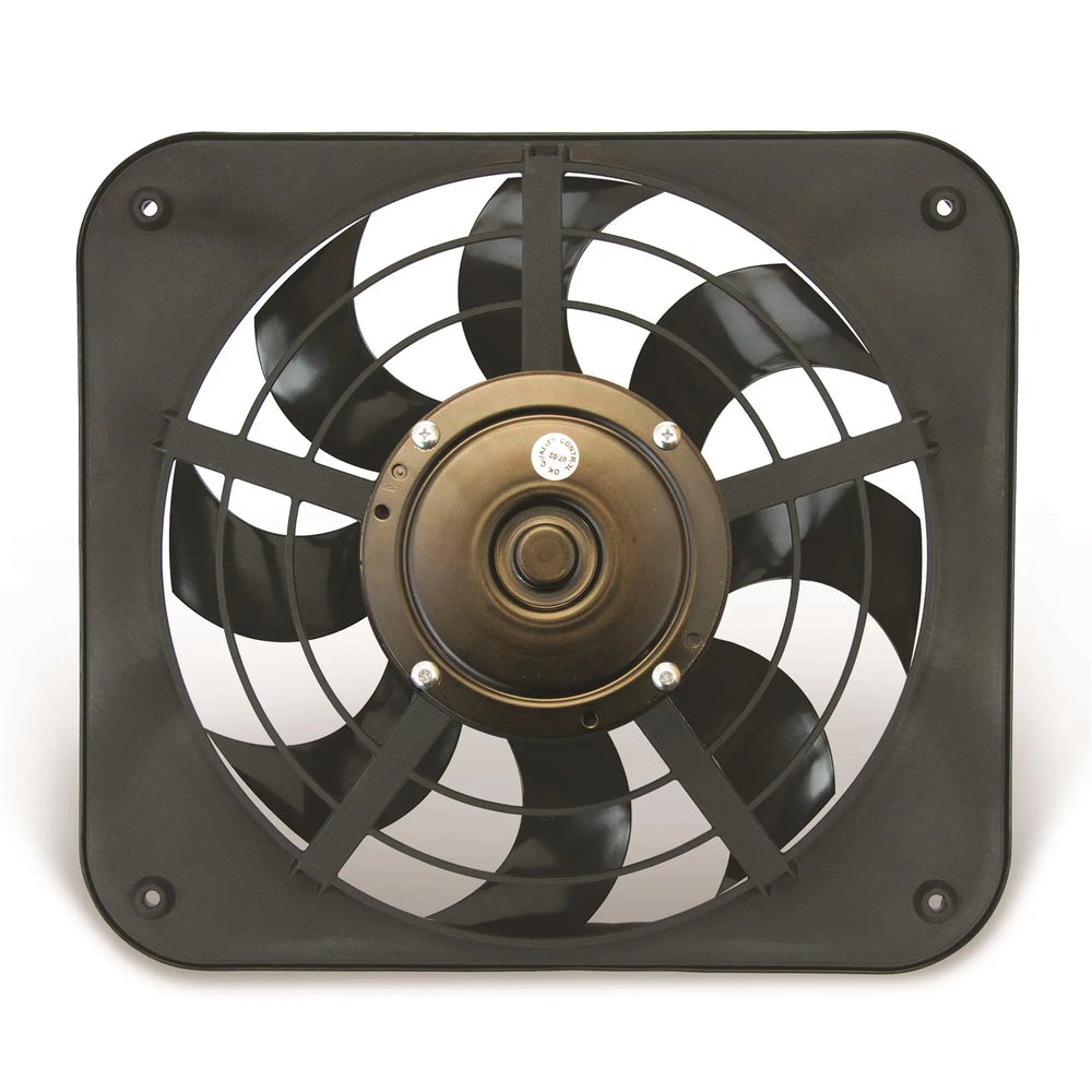 FAN ELECTRIC 12IN SINGLE SHROUDED LOPROFILE SBLADE PUSHER FAN W/ CONTROLS