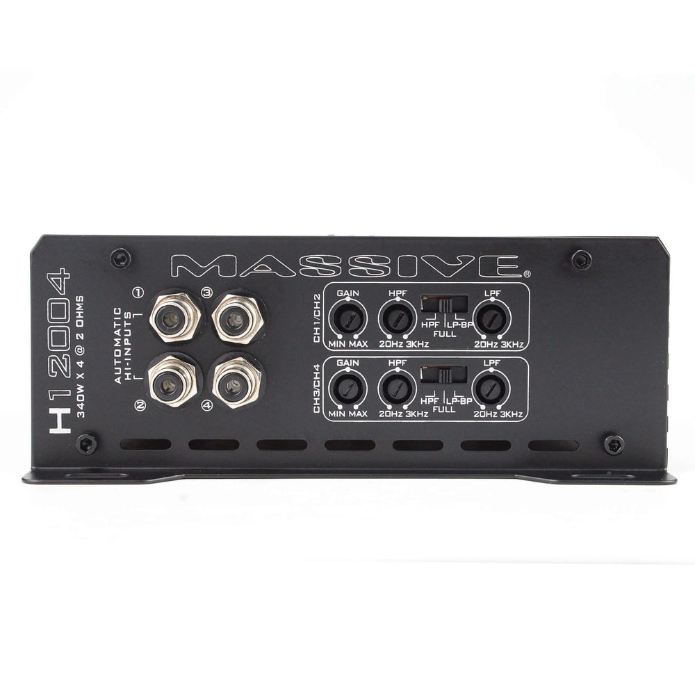 200W RMS X 4 @ 4 OHM 4 CHANNEL AMPLIFIER