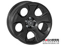 ~(37 lbs. 20X20X11)~ Drakon Wheel 18x9 Black Satin 07-21 Jeep Wrangler 20-21 Gladiator