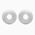 DFC 07-22 Lexus LX570 Rear Drilled & Slotted Geoperformance Rotors