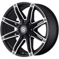 Wheel Pros ATX Series AX193 20X9 6X5.5 S-BLK/MCH 30MM 93.1CB AX19329099730