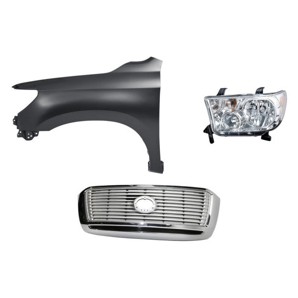 GRILLE ASSY; LIMITED; W/O ROCK WARRIOR PKG; W/O SPORT PKG; W/O CHROME BUMPER; TUNDRA 1213