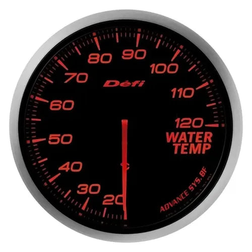 Defi Advance BF Amber Water Temperature Metric 60mm Gauge Universal